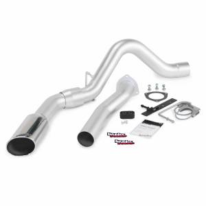 Banks Power Monster Exhaust System Single Exit Chrome Tip 07-10 Chevy 6.6L LMM ECSB-CCLB to 47784