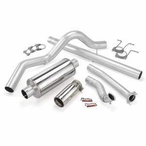 Banks Power Monster Exhaust System Single Exit Chrome Tip 94-97 Ford 7.3L CCLB 46299