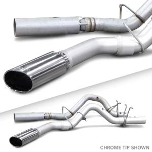 Banks Power - Banks Power Monster Exhaust System 4-inch Single Exit Chrome Tip 17-18 Chevy 6.6L L5P from 48947 - Image 2