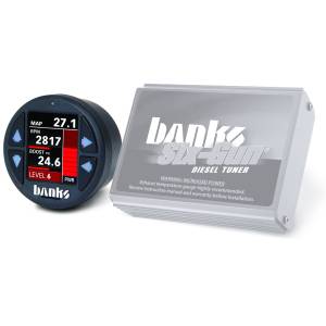 Banks Power - Banks Power Six-Gun Diesel Tuner with Banks iDash 1.8 Super Gauge for use with 2007-2010 Chevy 6.6L, LMM 61416