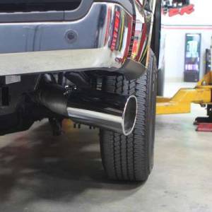 Banks Power - Banks Power Monster Exhaust System 5-inch Single Exit Chrome Tip 2017-Present Ford F250/F350/F450 6.7L 49795 - Image 4