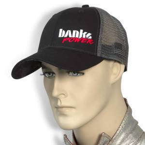 Banks Power - Banks Power Power Hat Twill/Mesh Black/Gray/WhiteRed Curved Bill Snap Backstrap 96128 - Image 4