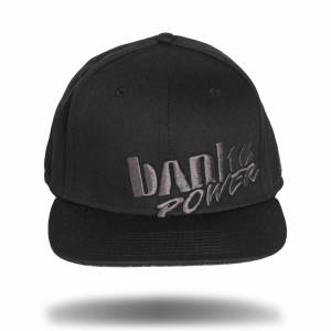Banks Power - Banks Power Power Hat Premium Fitted Black/Gray Flat Bill Flexible Fit 96126 - Image 2
