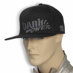 Banks Power - Banks Power Power Hat Premium Fitted Black/Gray Flat Bill Flexible Fit 96126 - Image 4