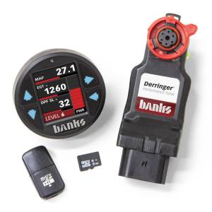 Banks Power Derringer Tuner with iDash 1.8 DataMonster with ActiveSafety 17-19 Ford 6.7 66795