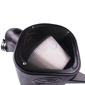 S&B Filters - S&B Cold Air Intake For 13-18 Dodge Ram 2500 3500 L6-6.7L Cummins Dry Extendable White - 75-5068D - Image 2