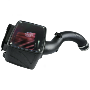 S&B Filters - S&B Cold Air Intake For 01-04 Chevrolet Silverado GMC Sierra V8-6.6L LB7 Duramax Cotton Cleanable Red - 75-5101 - Image 1