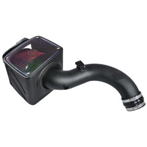 S&B Filters - S&B Cold Air Intake For 01-04 Chevrolet Silverado GMC Sierra V8-6.6L LB7 Duramax Cotton Cleanable Red - 75-5101 - Image 5