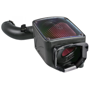 S&B Filters - S&B Cold Air Intake For 01-04 Chevrolet Silverado GMC Sierra V8-6.6L LB7 Duramax Cotton Cleanable Red - 75-5101 - Image 7