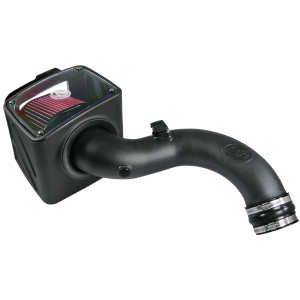 S&B Filters - S&B Cold Air Intake For 01-04 Chevrolet Silverado GMC Sierra V8-6.6L LB7 Duramax Cotton Cleanable Red - 75-5101 - Image 8