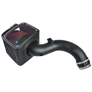 S&B Filters - S&B Cold Air Intake For 04-05 Chevrolet Silverado GMC Sierra V8-6.6L LLY Duramax Cotton Cleanable Red - 75-5102 - Image 6