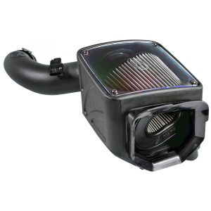 S&B Filters - S&B Cold Air Intake For 04-05 Chevrolet Silverado GMC Sierra V8-6.6L LLY Duramax Dry Extendable White - 75-5102D - Image 6