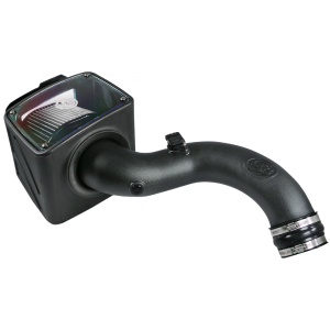 S&B Filters - S&B Cold Air Intake For 04-05 Chevrolet Silverado GMC Sierra V8-6.6L LLY Duramax Dry Extendable White - 75-5102D - Image 7