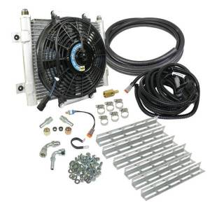 BD Diesel Xtruded Trans Oil Cooler - 3/8 inch Cooler Lines 1030606-3/8