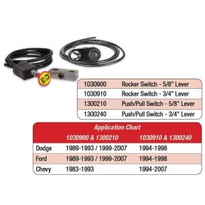 BD Diesel - BD Diesel Rocker Switch Kit, Exhaust Brake - 3/4 Manual Lever 1030910 - Image 2
