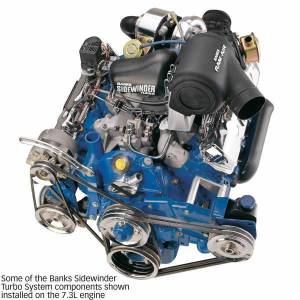 Banks Power - Banks Power Sidewinder Turbo System Wastegated 83-93 Ford 6.9/7.3L Truck Manual Transmission 21064 - Image 3