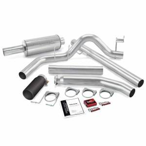 Banks Power Git-Kit Bundle Power System W/Single Exit Exhaust Black Tip 02 Dodge 5.9L Extended Cab 49362-B