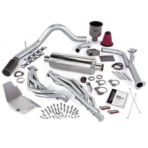 Banks Power PowerPack Bundle Complete Power System W/Single Exit Exhaust Black Tip 99-04 Ford 6.8L Truck No EGR 49131-B