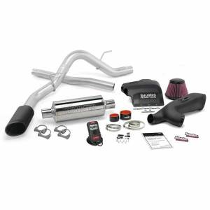 Banks Power Stinger Bundle Power System W/Single Exit Exhaust Black Tip 11-14 Ford F-150 3.5L EcoBoost RCSB/CCSB/CCLB 48494-B