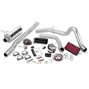 Banks Power Stinger Plus Bundle Power System W/Single Exit Exhaust Black Tip 99.5-03 Ford 7.3L F250/F350 Automatic Transmission 47551-B