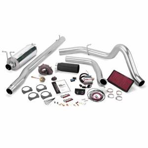 Banks Power Stinger Plus Bundle Power System W/Single Exit Exhaust Black Tip 99.5 Ford 7.3L F250/F350 Automatic Transmission 47536-B