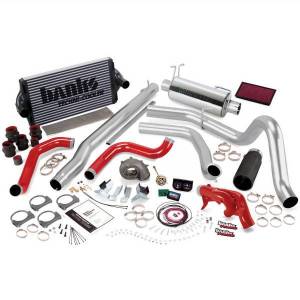 Banks Power PowerPack Bundle Complete Power System W/Single Exit Exhaust Black Tip 99 Ford 7.3L F250/F350 Manual Transmission 47528-B