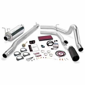 Banks Power Stinger Bundle Power System W/Single Exit Exhaust Black Tip 99 Ford 7.3L F250/F350 Manual Transmission 47518-B