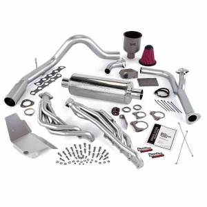 Banks Power PowerPack Bundle Complete Power System W/Single Exit Exhaust Chrome Tip 99-04 Ford 6.8L Truck No EGR 49131