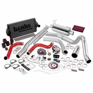 Banks Power PowerPack Bundle Complete Power System W/Single Exit Exhaust Chrome Tip 99.5-03 Ford 7.3L F250/F350 Automatic Transmission 47556
