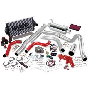 Banks Power PowerPack Bundle Complete Power System W/Single Exit Exhaust Chrome Tip 99.5 Ford 7.3L F250/F350 Automatic Transmission 47541