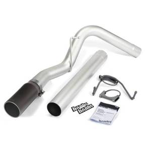 Banks Power Monster Exhaust System Single Exit Black Tip 14-18 Ram 6.7L CCSB 49775-B