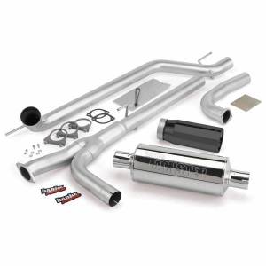 Banks Power Monster Exhaust System Single Exit Black Tip 04-15 Nissan 5.6L Titan All Cab/Beds 48123-B