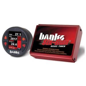 Banks Power Six-Gun Diesel Tuner with Banks iDash 1.8 Super Gauge for use with 2006-2007 Chevy 6.6L, LLY-LBZ 61414