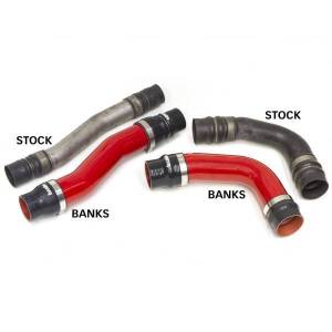 Banks Power - Banks Power Boost Tube Kit Red Powdercoat 2010-12 Ram 6.7L OEM Replacement Boost Tubes 25998 - Image 2