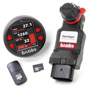 Banks Power Derringer Tuner w/DataMonster with ActiveSafety includes Banks iDash 1.8 DataMonster for 2020 Chevy/GMC 2500/3500 6.6L Duramax L5P 67103