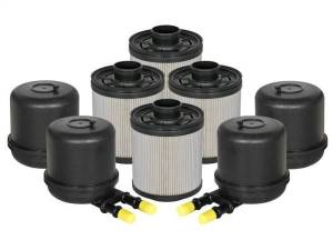 aFe Pro GUARD D2 Fuel Filter 11-17 Ford Diesel Trucks V8 6.7L (td) (4 Pack) - 44-FF014-MB