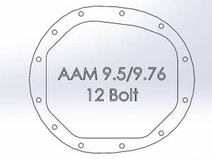 aFe - aFe Power Pro Series AAM 9.5/9.76 Rear Diff Cover Black w/Mach Fins 14-19 GM Silverado/Sierra 1500 - 46-71120B - Image 6