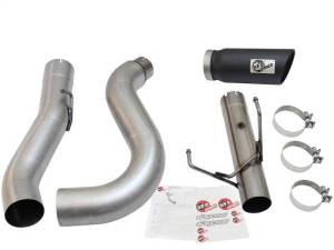 aFe - aFe MACHForce XP Exhaust Large Bore 5in DPF-Back Alu. 13-15 Dodge Trucks L6-6.7L (td) *Black Tip - 49-02051-1B - Image 7