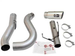 aFe - aFe MACHForce XP Exhaust Large Bore 5in DPF-Back Alu. 13-15 Dodge Trucks L6-6.7L (td) *Polish Tip - 49-02051-1P - Image 3