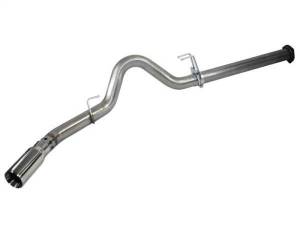 aFe - aFe LARGE Bore HD Exhausts DPF-Back SS-409 EXH DB Ford Diesel Trucks 11-12 V8-6.7L (td) - 49-13028 - Image 1