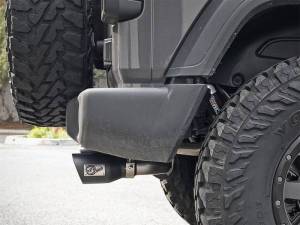 aFe - aFe Rebel Series 2.5in 304 SS Cat-Back Exhaust w/ Black Tips 2018+ Jeep Wrangler (JL) V6 3.6L - 49-38066-B - Image 2