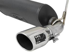 aFe - aFe Rebel Series 2.5in 304 SS Cat-Back Exhaust w/ Polished Tips 2018+ Jeep Wrangler (JL) V6 3.6L - 49-38066-P - Image 7