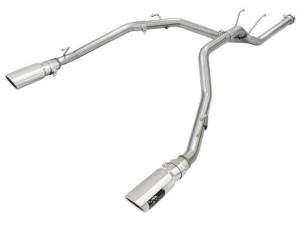 aFe - aFe MACHForce XP DPF-Back Exhaust 2.5in SS with Polished Tips 2014 Dodge Ram 1500 V6 3.0L EcoDiesel - 49-42041-P - Image 1