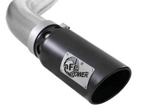 aFe - aFe Large Bore-HD 4in 409 SS DPF-Back Exh 18-19 Ford F-150 V6-3.0L (td) w/ Black Tip - 49-43106-B - Image 4