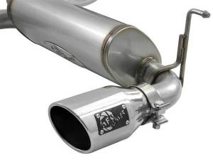 aFe - aFe Rebel Series 2.5in 409 SS Cat-Back Exhaust w/ Polished Tips 2018+ Jeep Wrangler (JL) V6 3.6L - 49-48066-P - Image 8