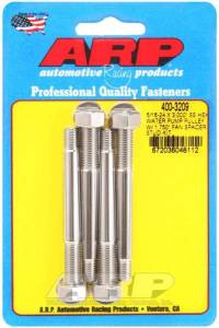 ARP 5/16-24 X 3.000 SS Hex Water Pump Pulley w/ 1.750in Fan Spacer Stud Kit - 400-3209