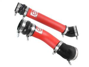 aFe - aFe Bladerunner Intercooler Tubes Hot & Cold Side 3.5in 94-02 Dodge Diesel Trucks L6-5.9L (td) - Red - 46-20064-R - Image 4