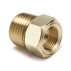 AutoMeter FITTING ADAPTER 1/2in. NPT MALE BRASS FOR MECH.TEMP. GAUGE - 2264