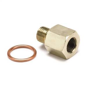 AutoMeter FITTING ADAPTER METRIC M10X1 MALE TO 1/8in. NPTF FEMALE BRASS - 2265