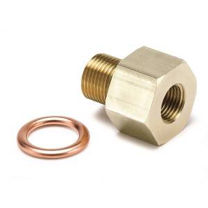 AutoMeter FITTING ADAPTER METRIC M12X1 MALE TO 1/8in. NPTF FEMALE BRASS - 2266